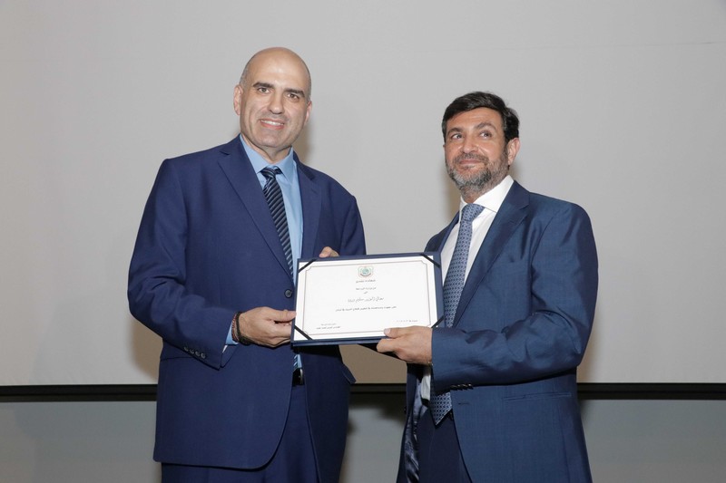 The ministry of Agriculture Honoring former minister Salim Wardy